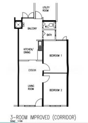 Blk 2 Kim Keat Court (Toa Payoh), HDB 3 Rooms #600077831